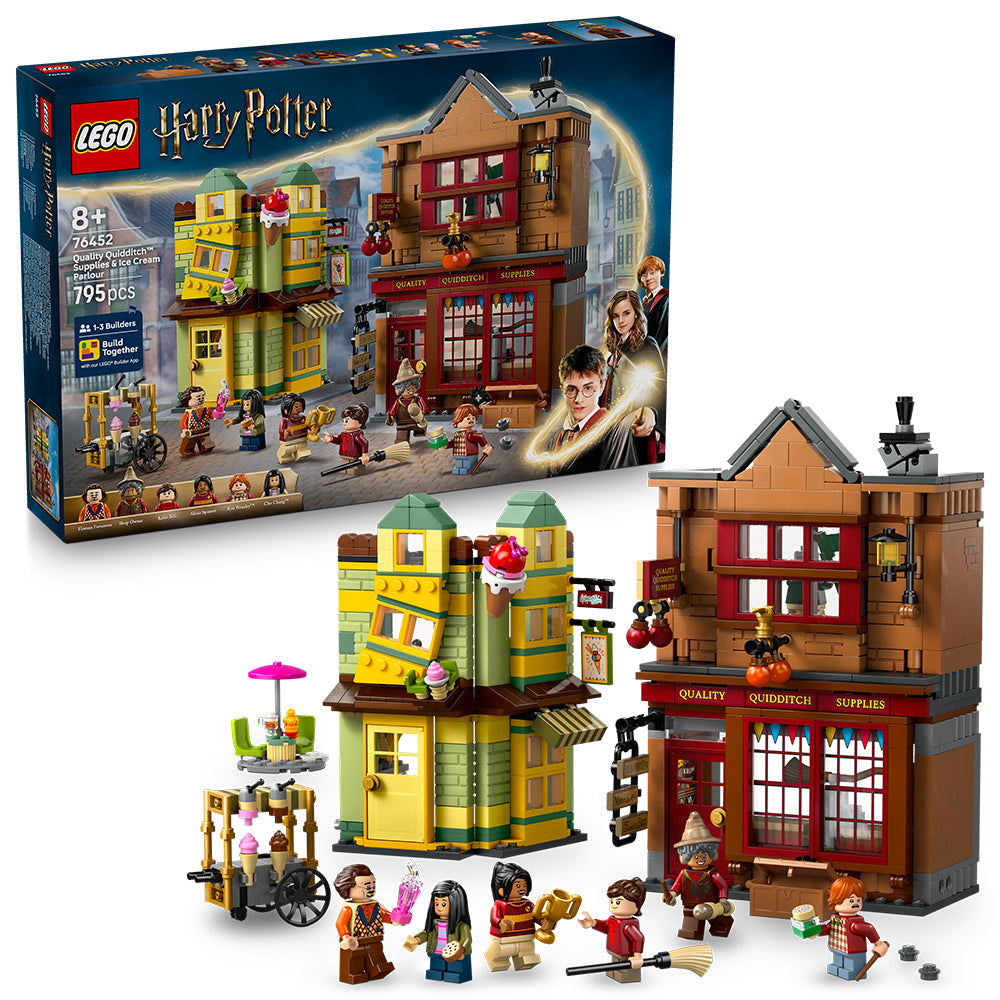 LEGO® Harry Potter Quality Quidditch™ Supplies & Ice Cream Parlour 76452