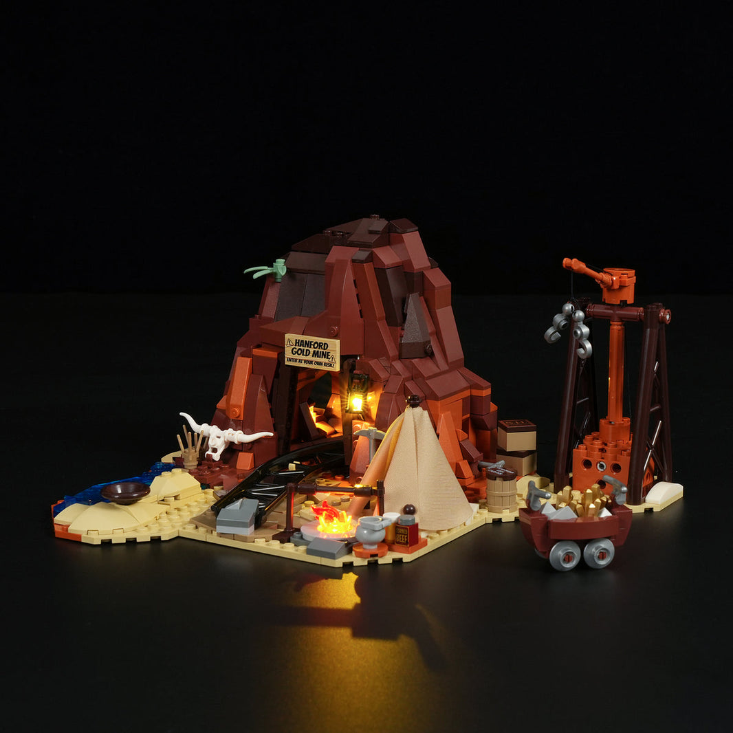 LUMIBRICKS - FUNWHOLE Western Old West Gold Mine F9077
