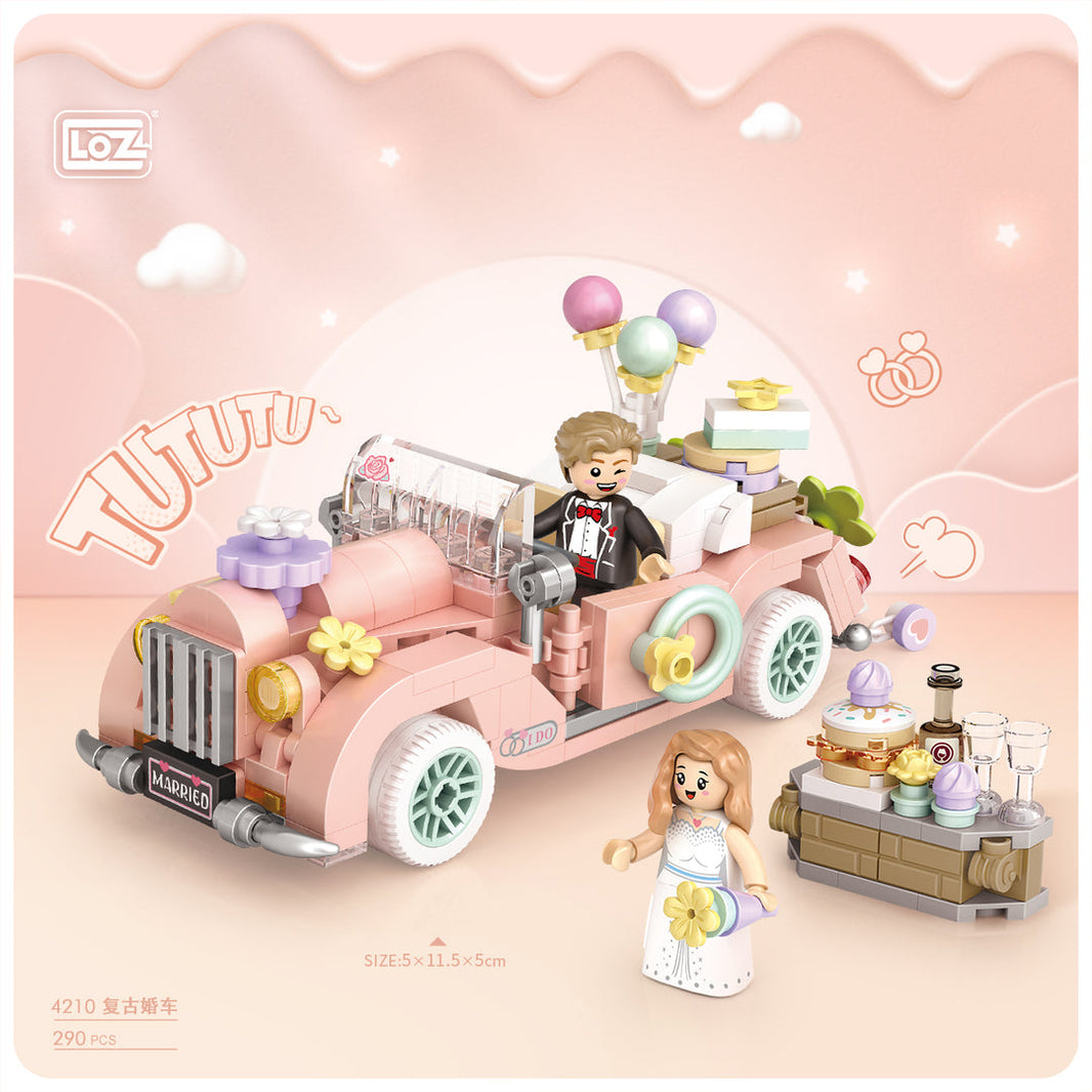 LOZ Vintage Wedding Car 4210