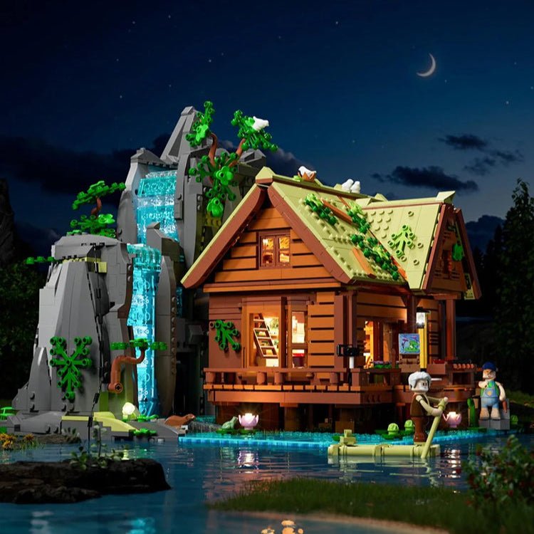 LUMIBRICKS - FUNWHOLE Waterfall Cabin L9083