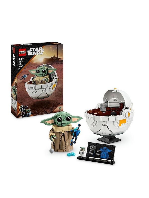 LEGO® Star Wars Grogu with Hover Pram 75403
