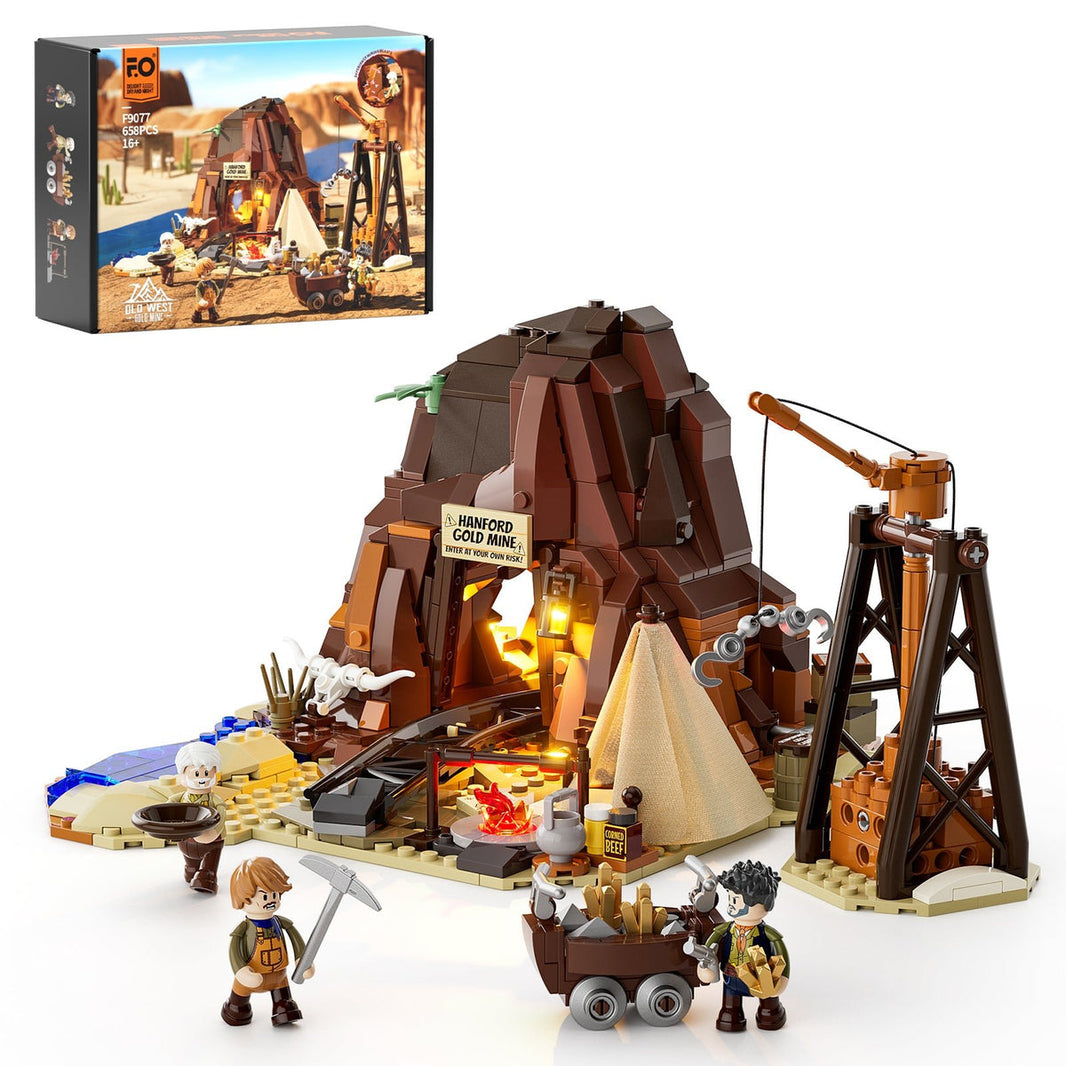 LUMIBRICKS - FUNWHOLE Western Old West Gold Mine F9077