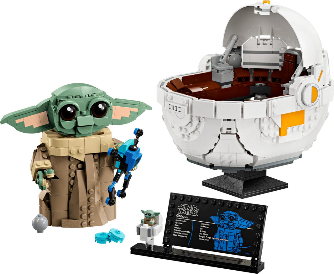 LEGO® Star Wars Grogu with Hover Pram 75403