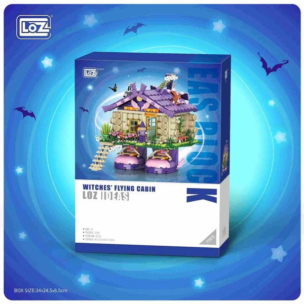 LOZ Witches Flying Cabin "Walking Cabin" 2203