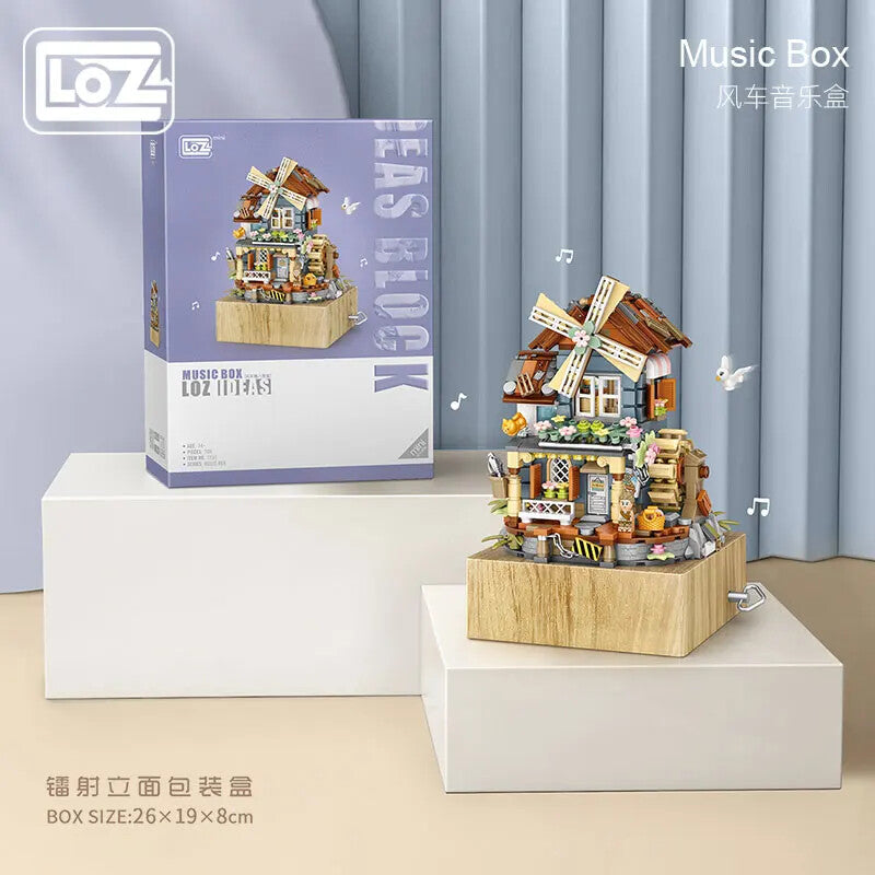 LOZ Windmill Music Box 1239
