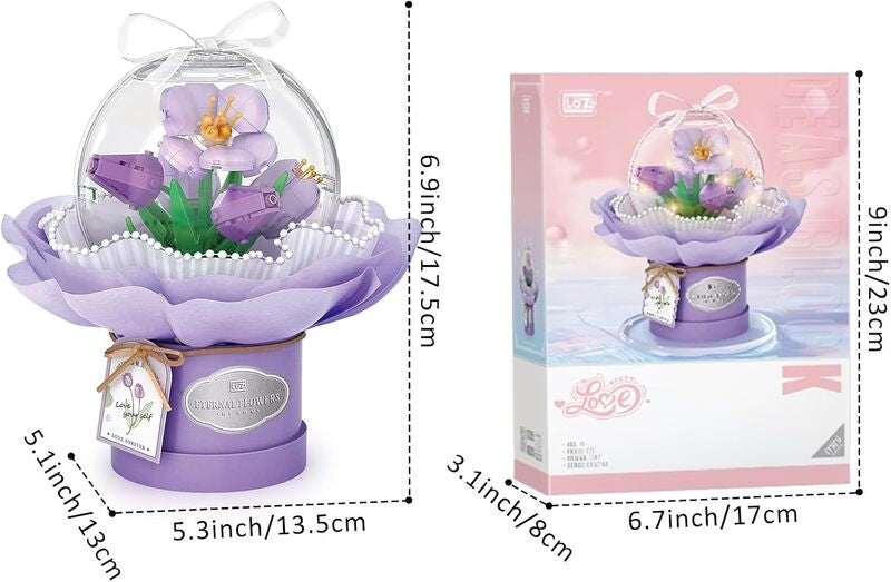 LOZ Eternal Flowers Tulips Bouquet 1297