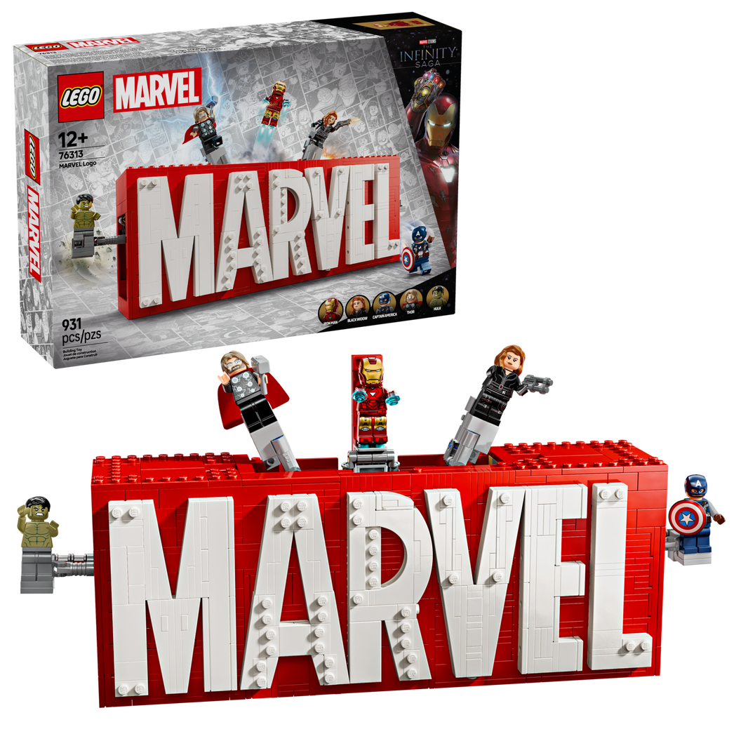 LEGO Marvel MARVEL Logo & Minifigures 76313