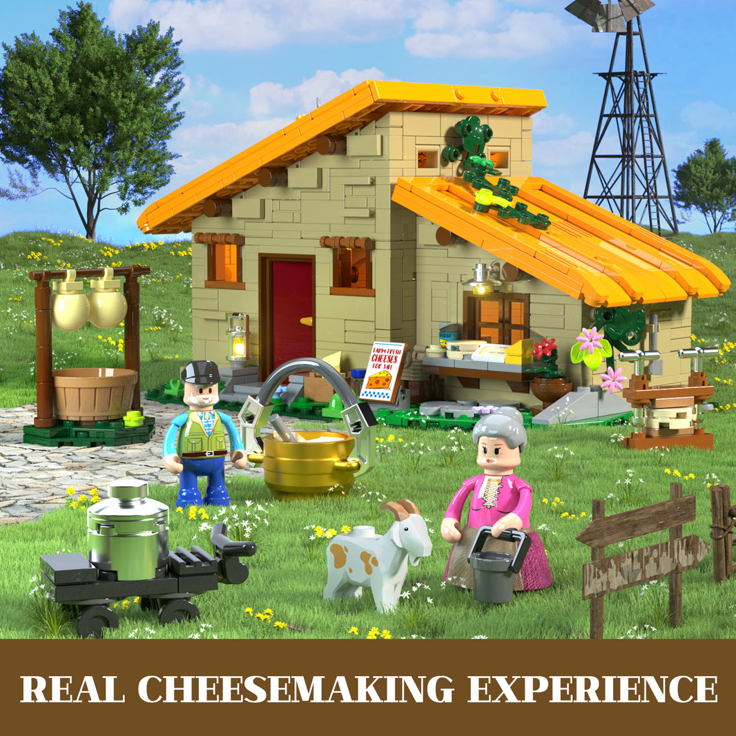LUMIBRICKS - FUNWHOLE Farmstead Cheese House F9049