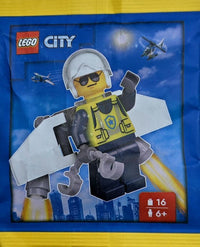 LEGO® City Police Officer with Jet Pack paper bag polybag 952507