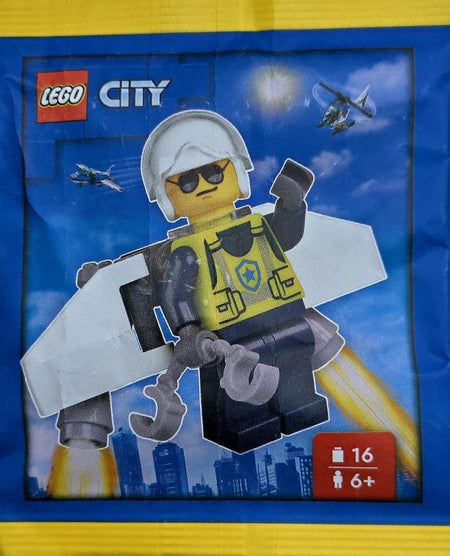 LEGO® City Police Officer with Jet Pack paper bag polybag 952507