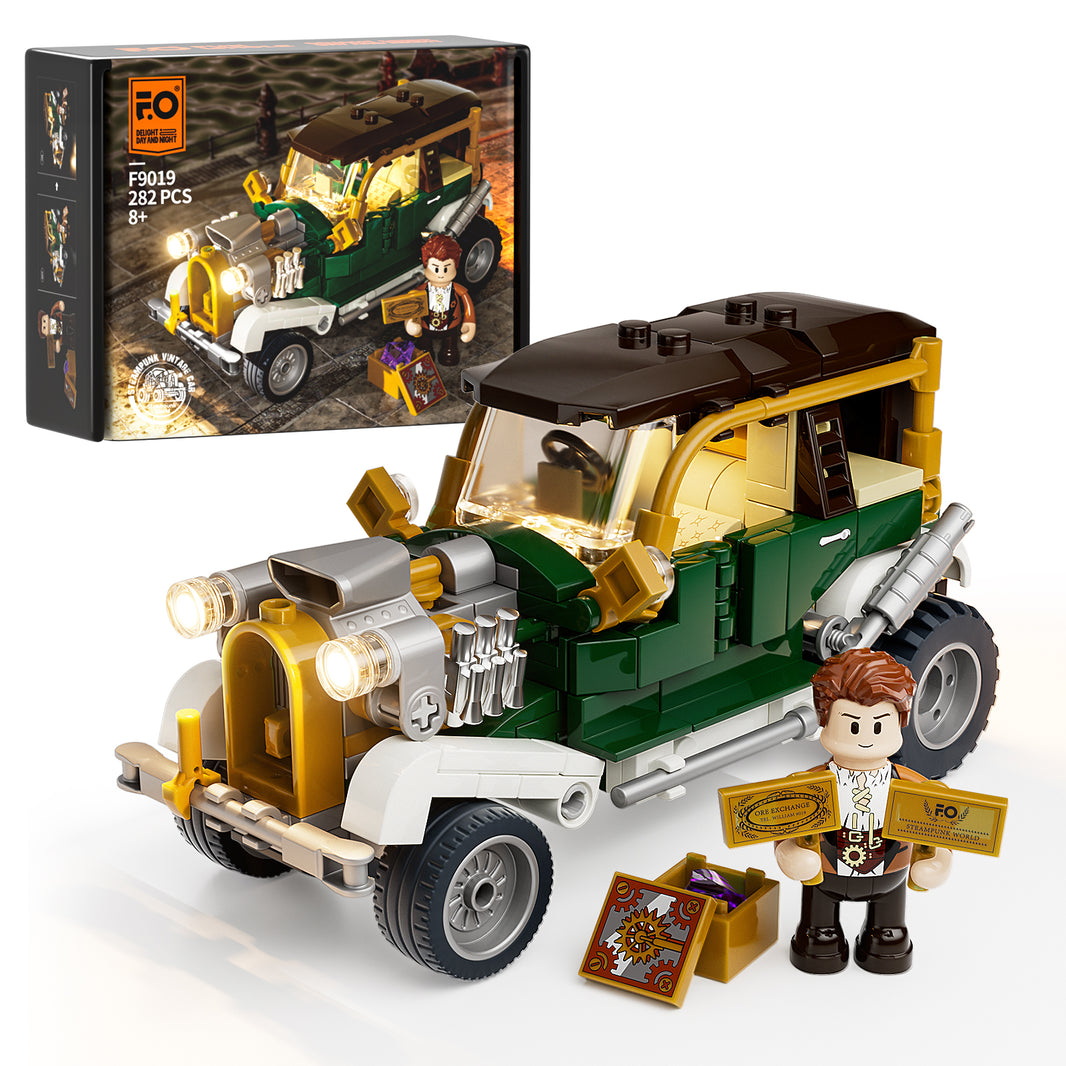 LUMIBRICKS - FUNWHOLE Steampunk Vintage Car F9019