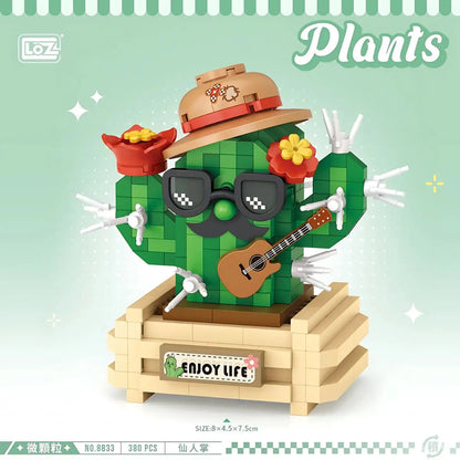 LOZ Moustache Cactus 8833