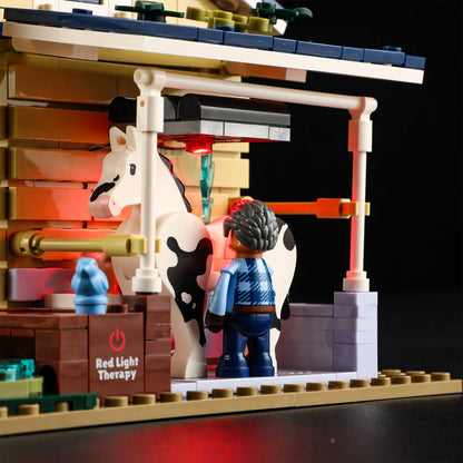 LUMIBRICKS - FUNWHOLE Country Horse Stable F9080