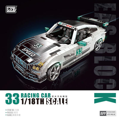 LOZ Racing Car 33 1/18th Scale 1128