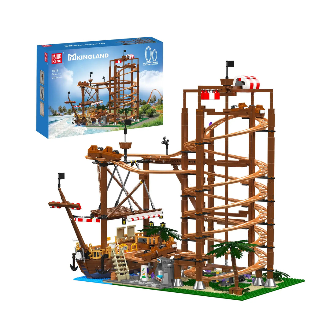 MouldKing Double Helix Pirate Rollercoaster 11013