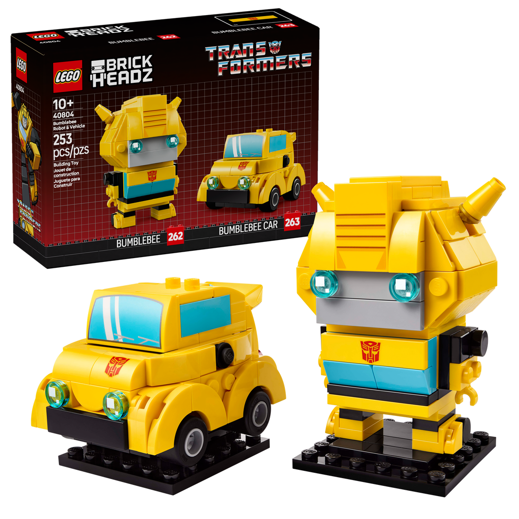 LEGO® BrickHeadz Transformers Bumblebee Robot & Vehicle 40804