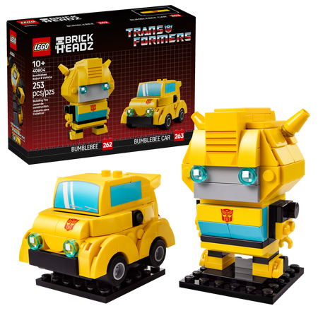 LEGO® BrickHeadz Transformers Bumblebee Robot & Vehicle 40804