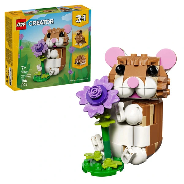 LEGO® Creator 3in1 Cute Hamster with a Flower 31376