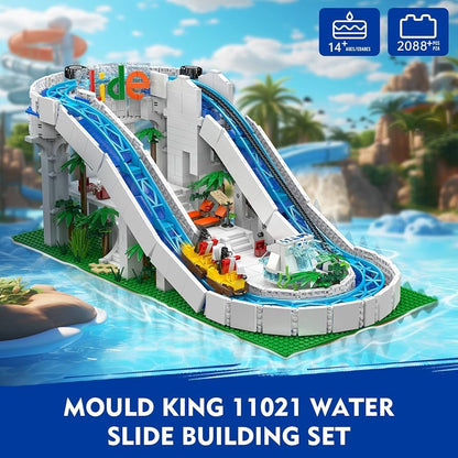 Mould King Amusements Log Ride Water Slide 11021