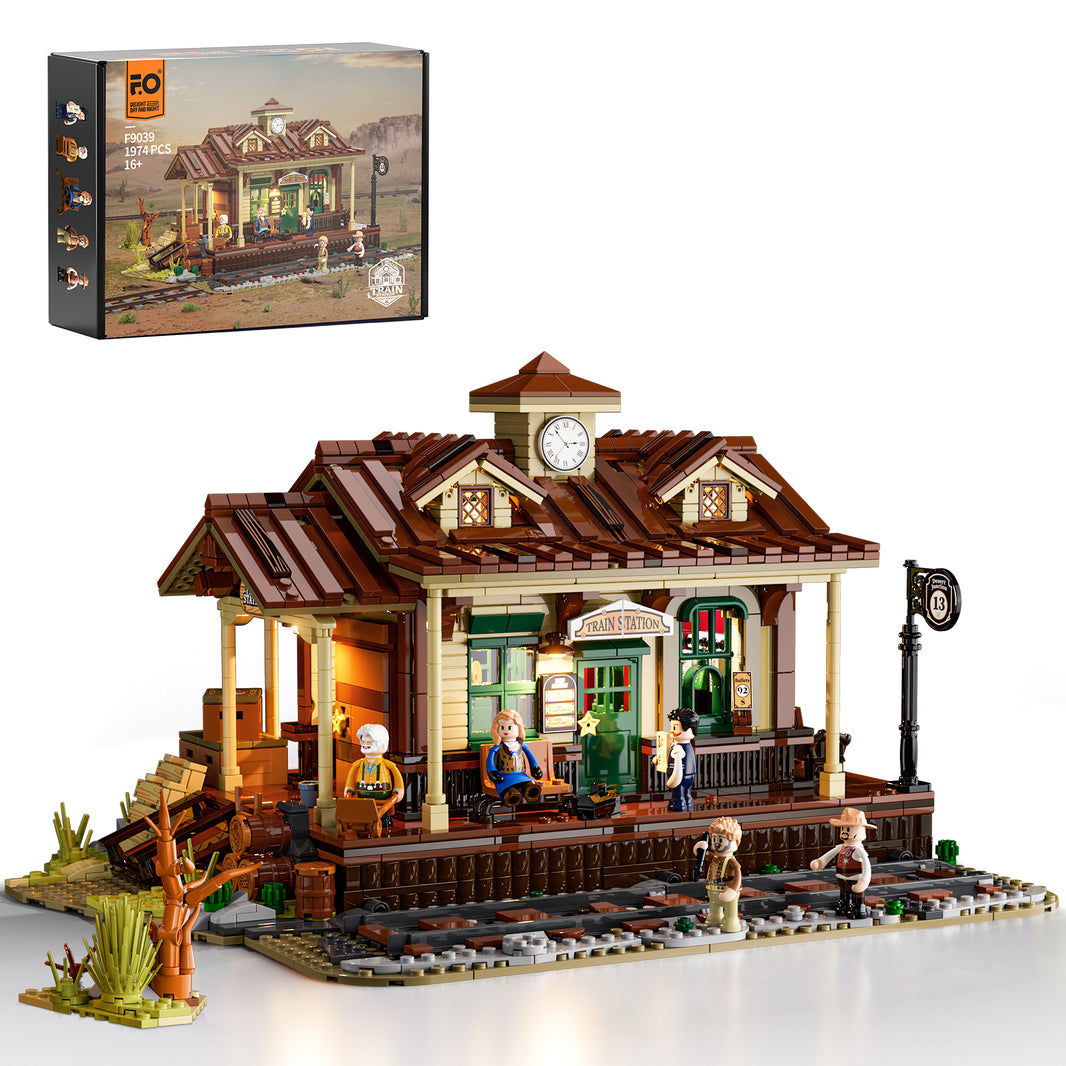 LUMIBRICKS - FUNWHOLE Western Train Station F9039