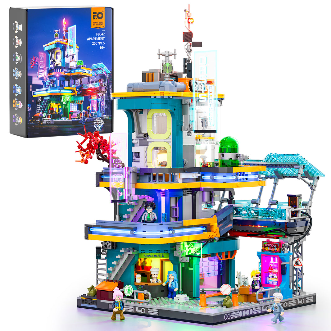 LUMIBRICKS - FUNWHOLE Cyberpunk Apartment F9042