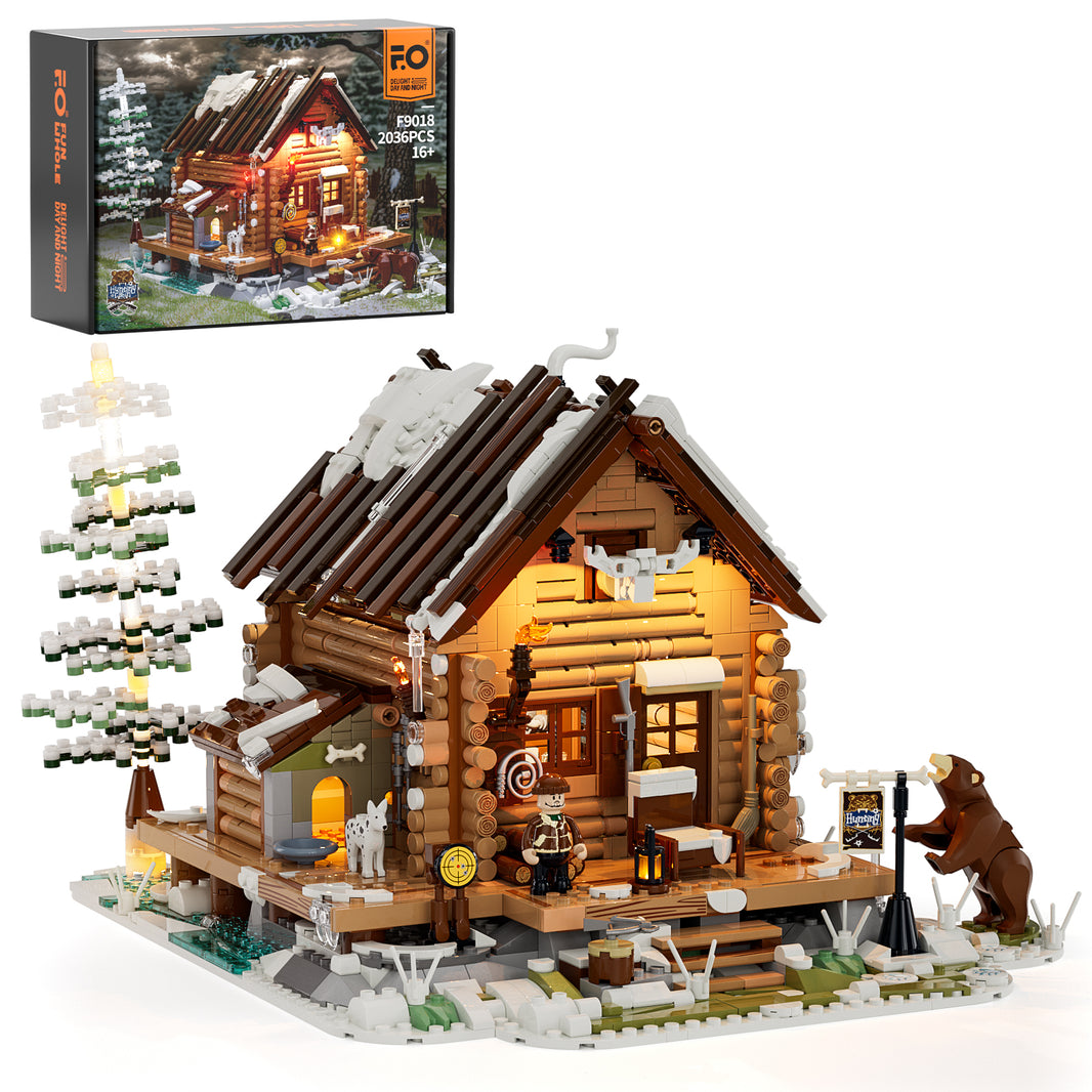 LUMIBRICKS - FUNWHOLE Hunting Cabin F9018