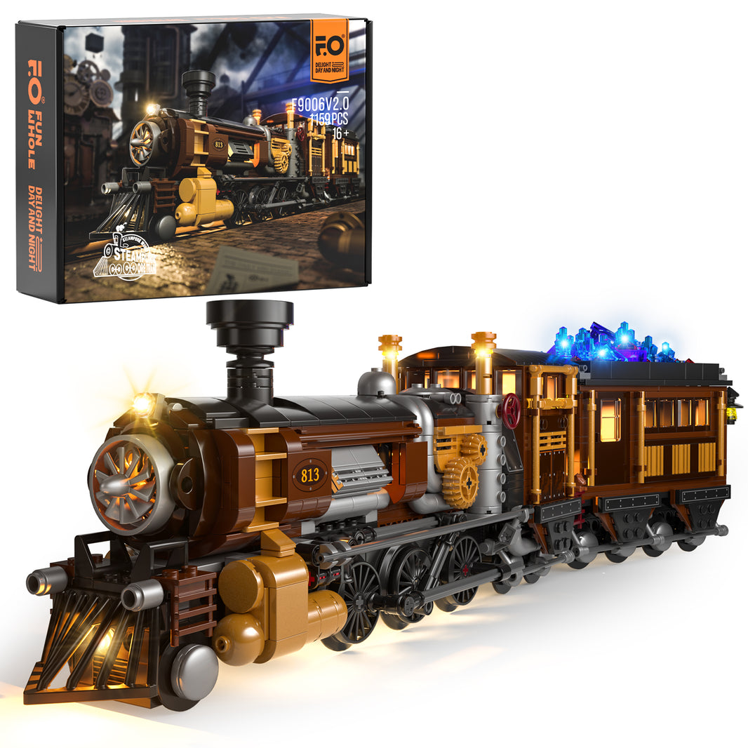 LUMIBRICKS - FUNWHOLE Steampunk Ore Train F9006