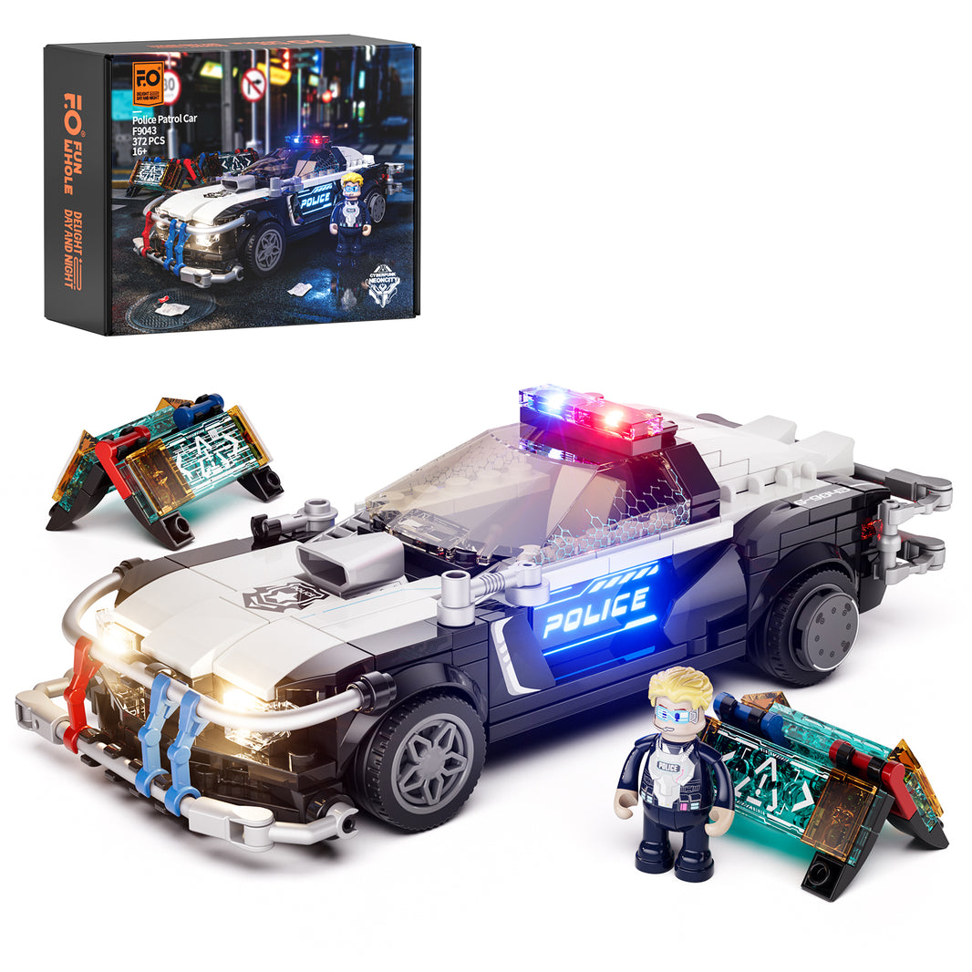 LUMIBRICKS - FUNWHOLE Cyberpunk Police Patrol Car F9043