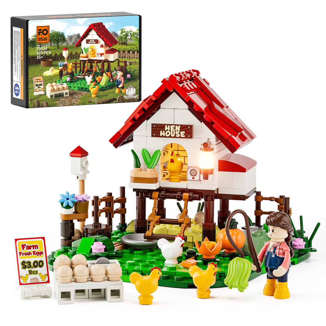 LUMIBRICKS - FUNWHOLE Chicken Coop F9034