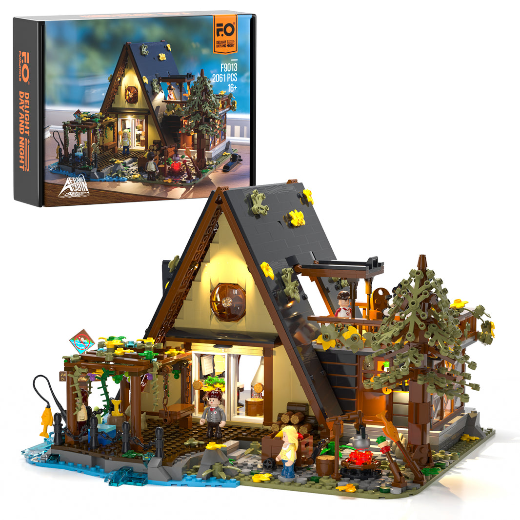LUMIBRICKS - FUNWHOLE A-Frame Cabin F9013