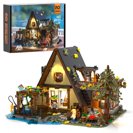 LUMIBRICKS - FUNWHOLE A-Frame Cabin F9013