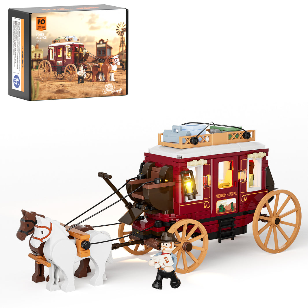 LUMIBRICKS - FUNWHOLE Western Stagecoach F9052