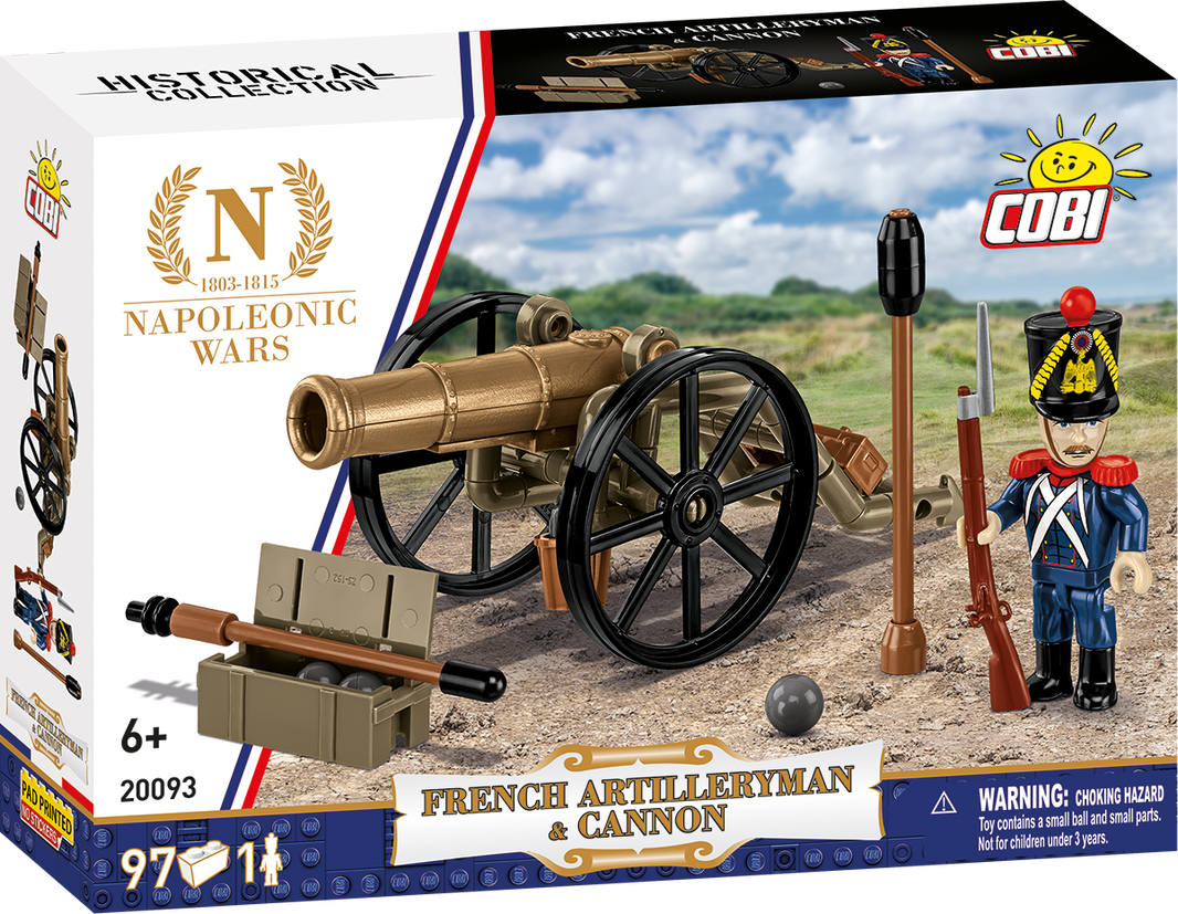 COBI French Artilleryman-Cannon 20093