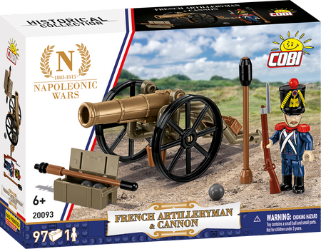 COBI French Artilleryman-Cannon 20093