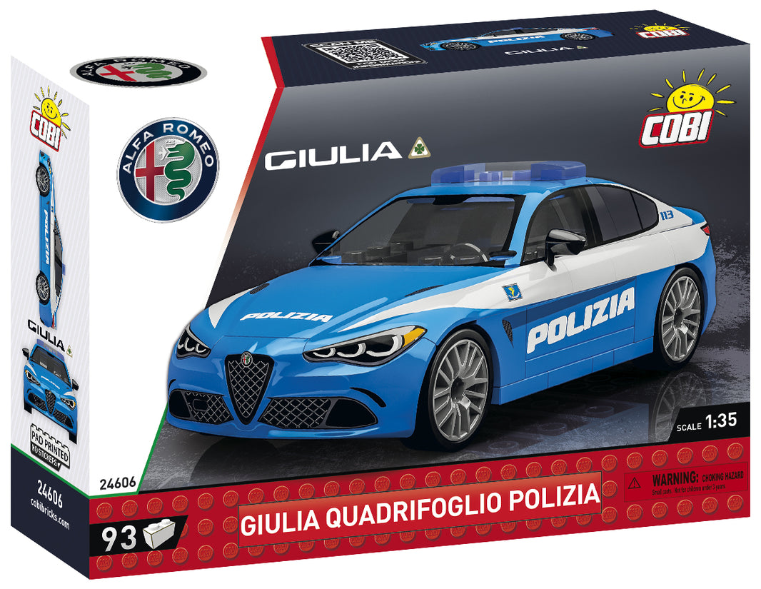 COBI Giulia Quadrifoglio Polizia Police Car 24606
