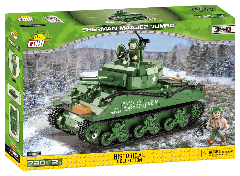 COBI Sherman M4A3E2 Jumbo Tank 2550