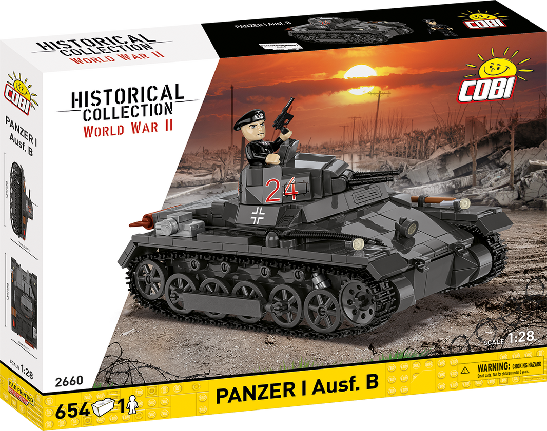 COBI Panzer I Ausf.B Tank 2660