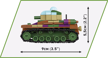 COBI Renault R35, Valentine IX, Panzer I Tanks 3 Pack 2740