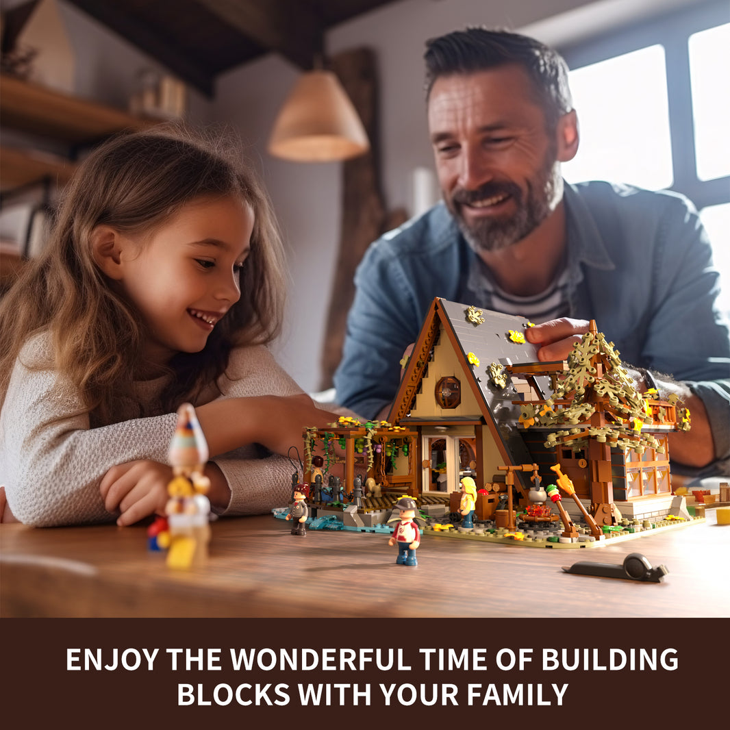 LUMIBRICKS - FUNWHOLE A-Frame Cabin F9013