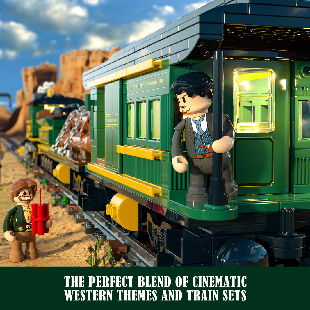 LUMIBRICKS - FUNWHOLE Western Freight Train F9036