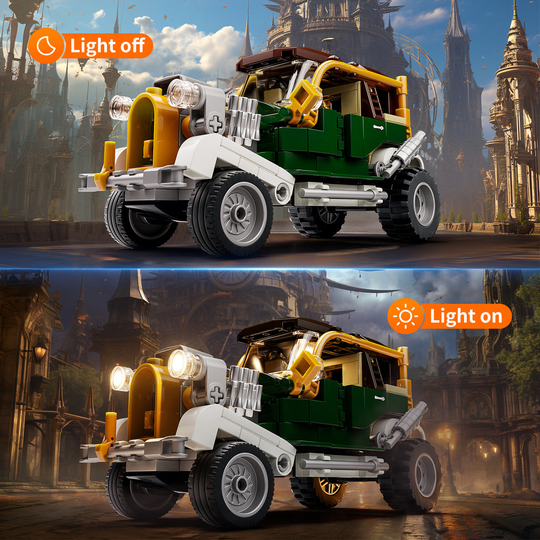 LUMIBRICKS - FUNWHOLE Steampunk Vintage Car F9019