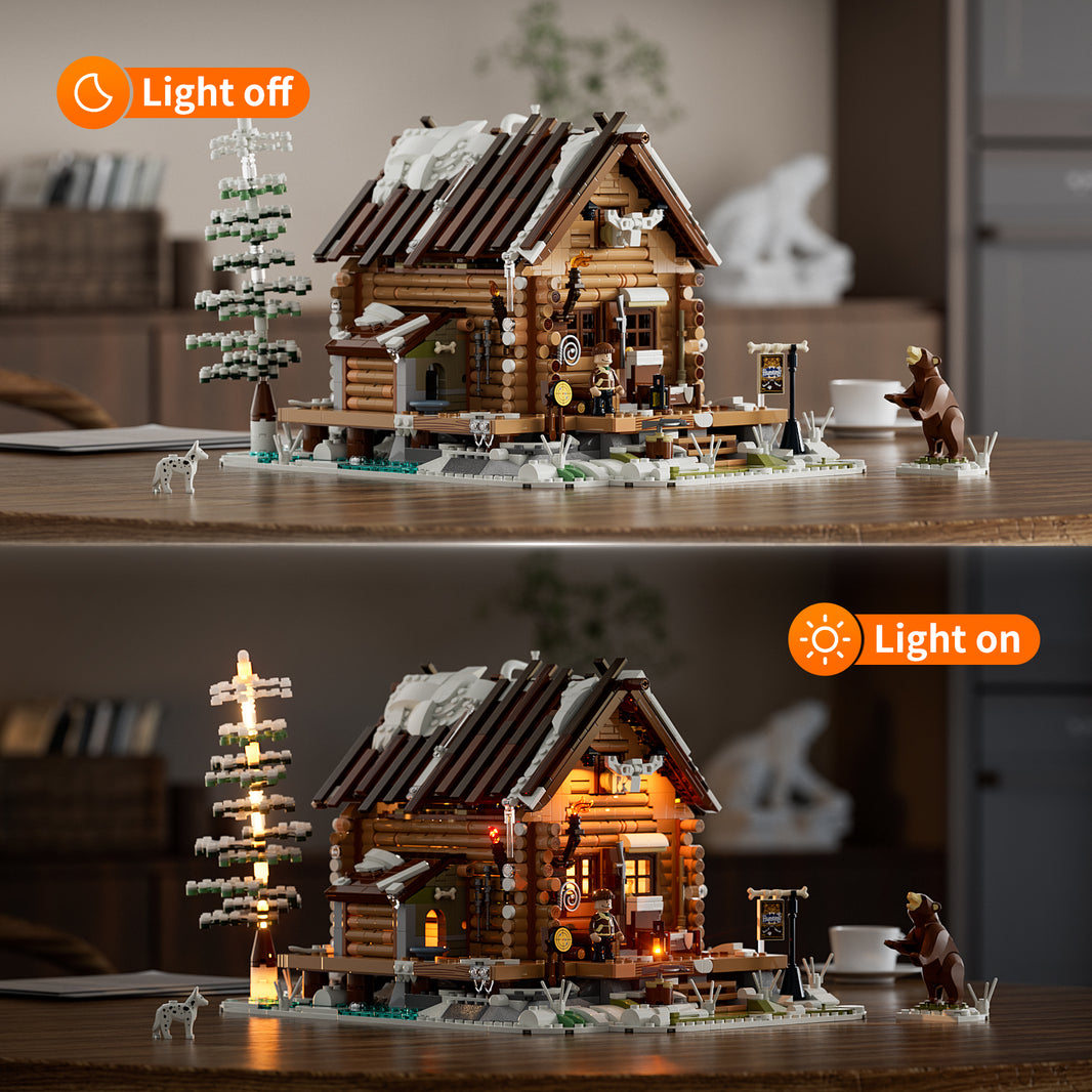 LUMIBRICKS - FUNWHOLE Hunting Cabin F9018