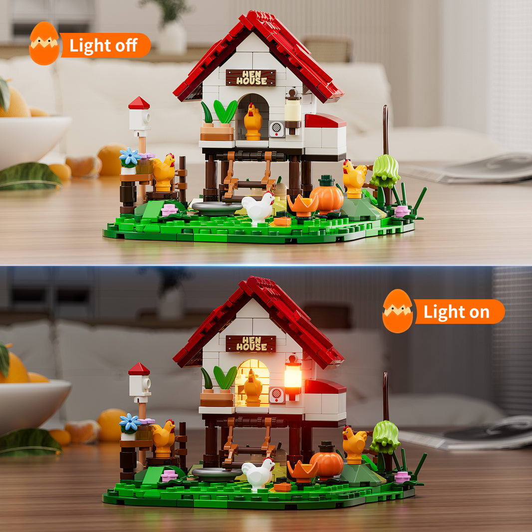 LUMIBRICKS - FUNWHOLE Chicken Coop F9034