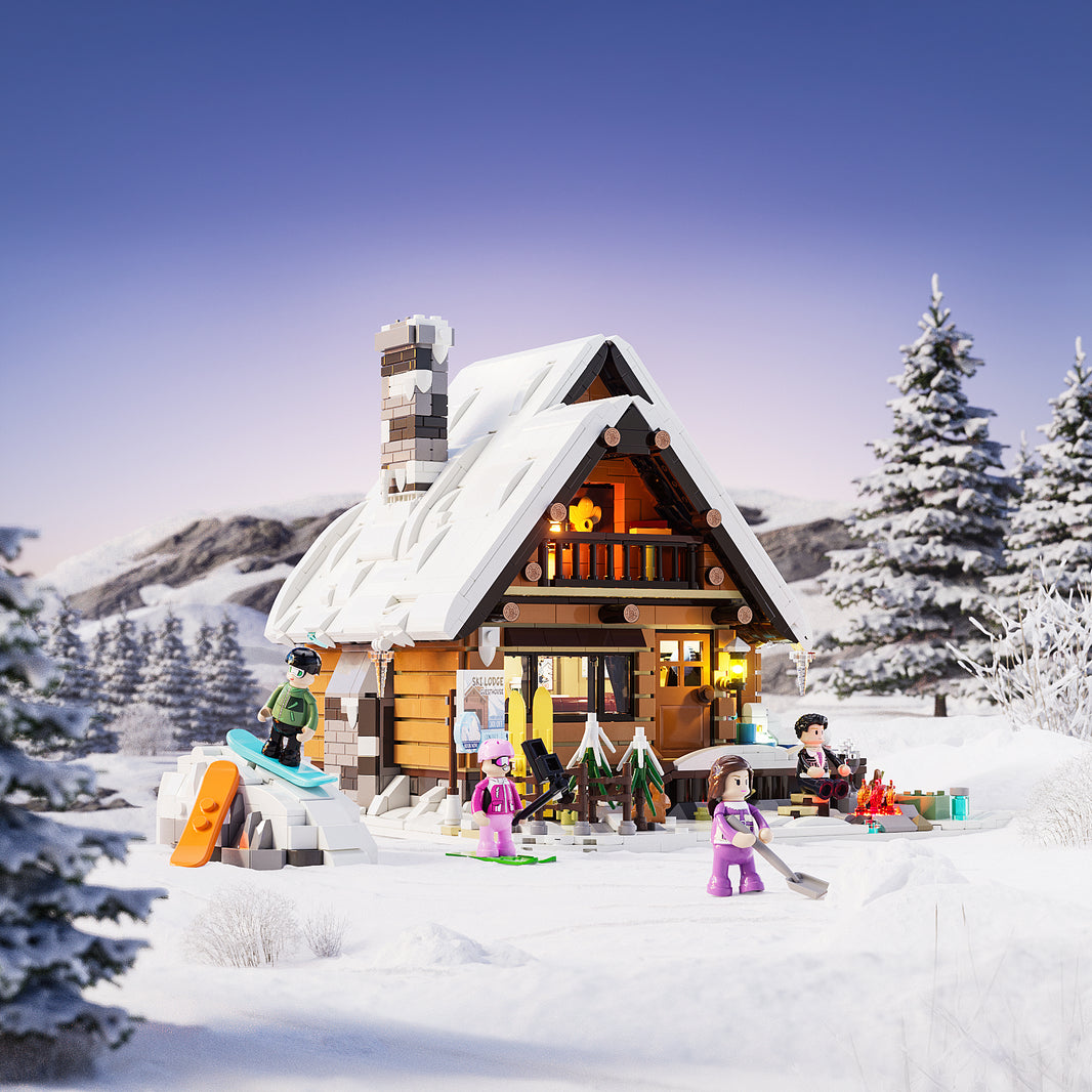 LUMIBRICKS - FUNWHOLE Ski Lodge F9041