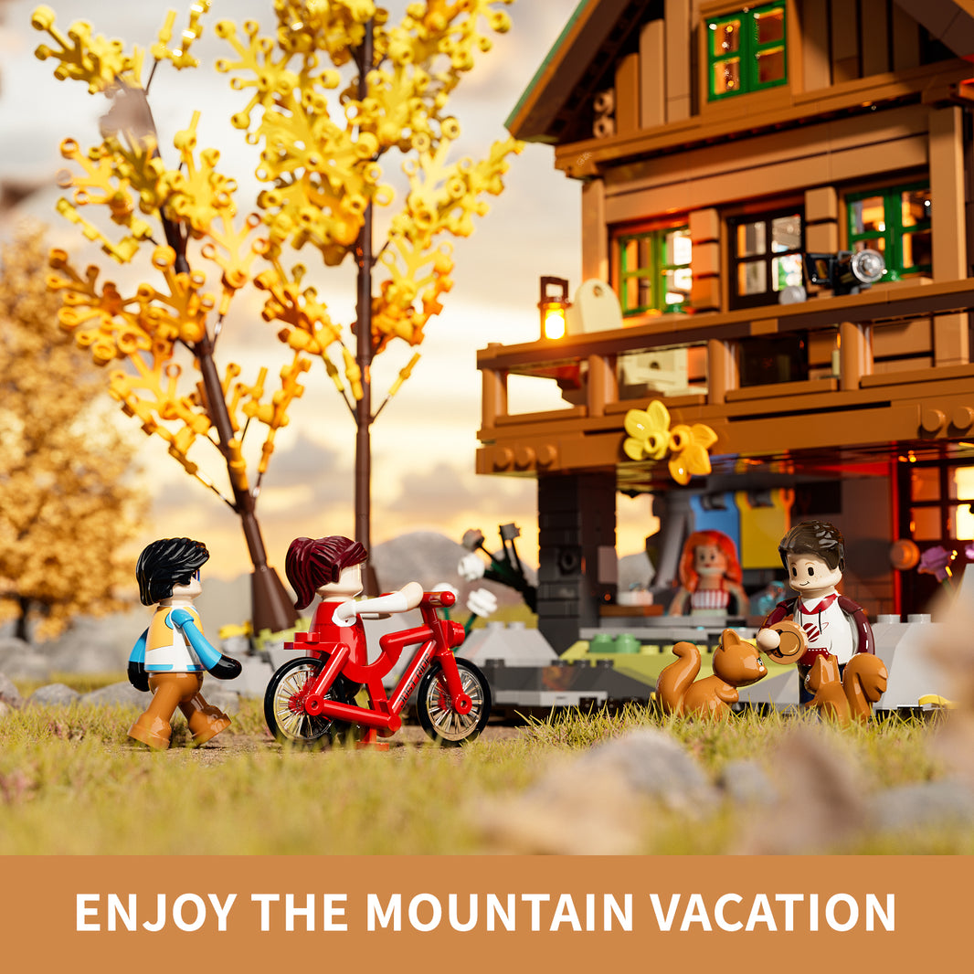 LUMIBRICKS - FUNWHOLE Mountain Cabin F9035