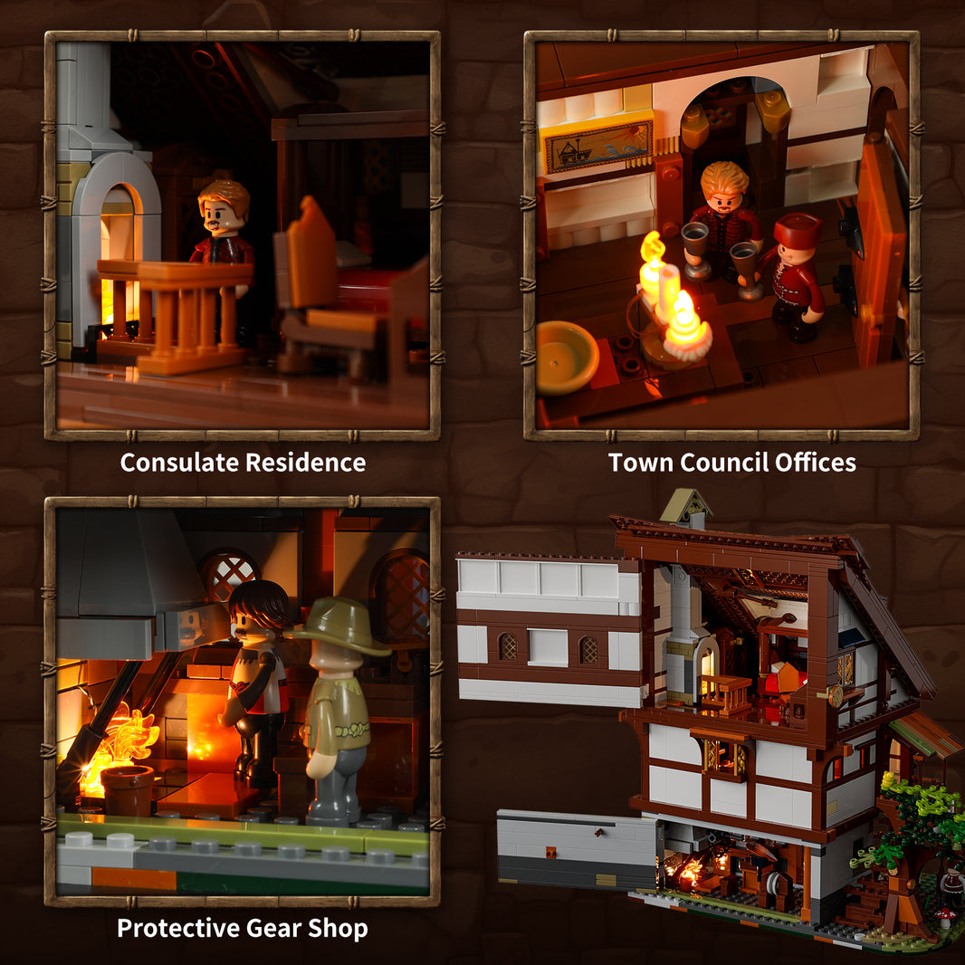 LUMIBRICKS - FUNWHOLE Medieval Market F9015