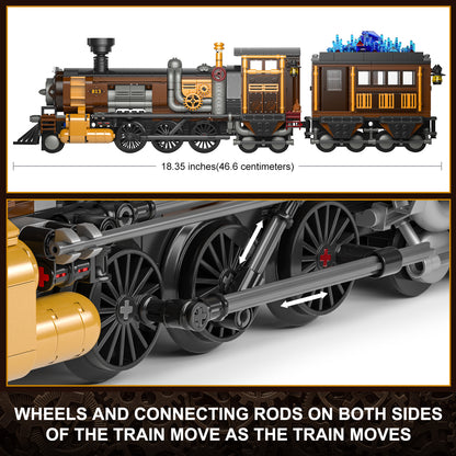 LUMIBRICKS - FUNWHOLE Steampunk Ore Train F9006
