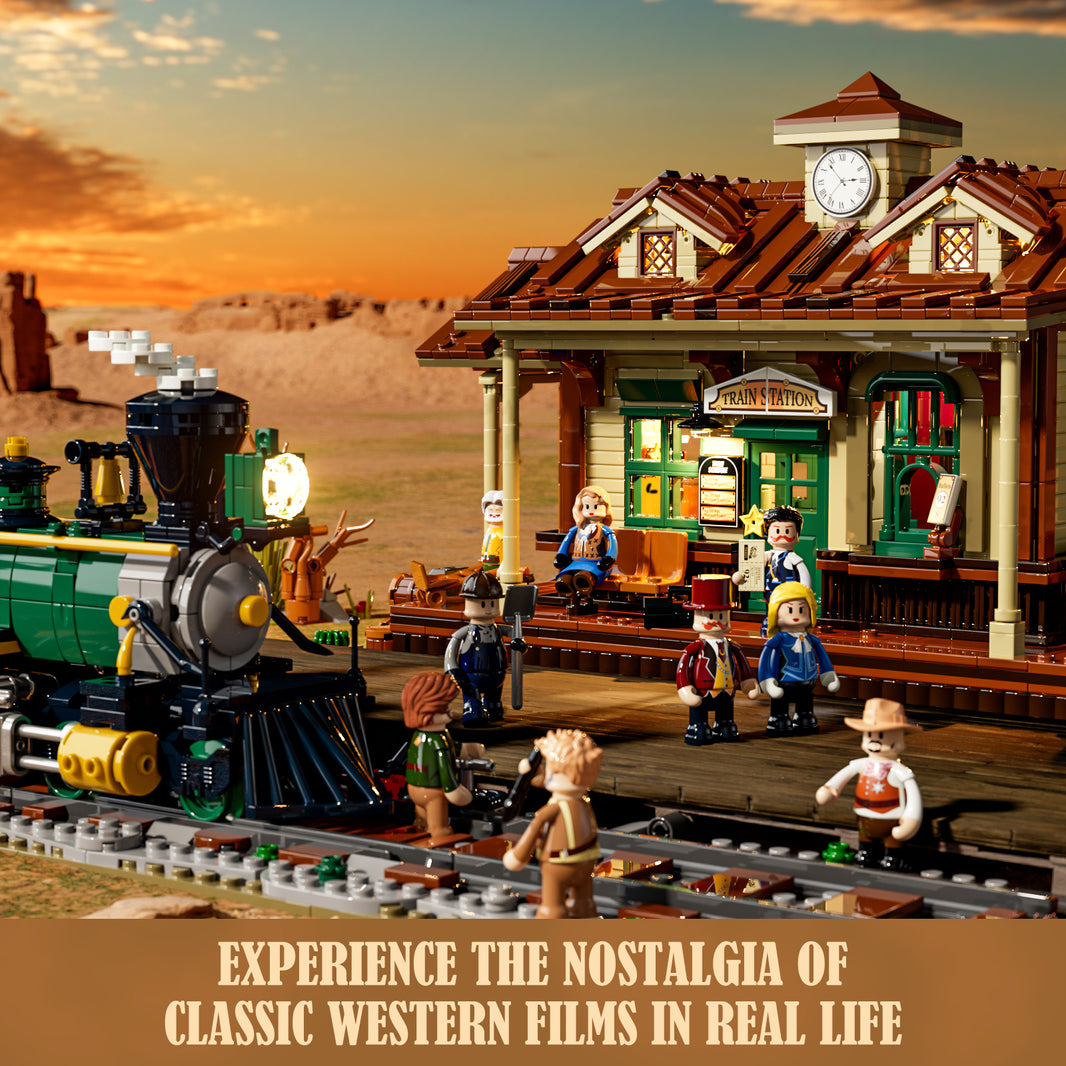 LUMIBRICKS - FUNWHOLE Western Train Station F9039