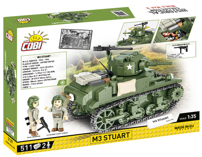 COBI M3 Stuart Tank 3129