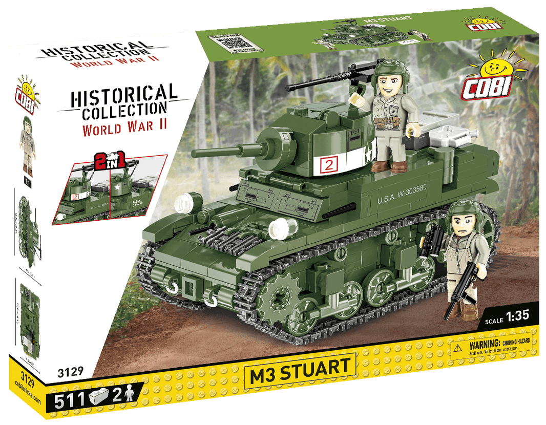 COBI M3 Stuart Tank 3129